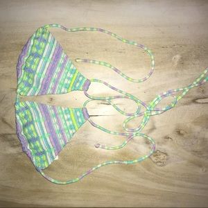 Victoria’s Secret bikini top pastel green purple